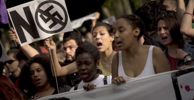 Manifestación en Madrid contra el racismo. - EFE