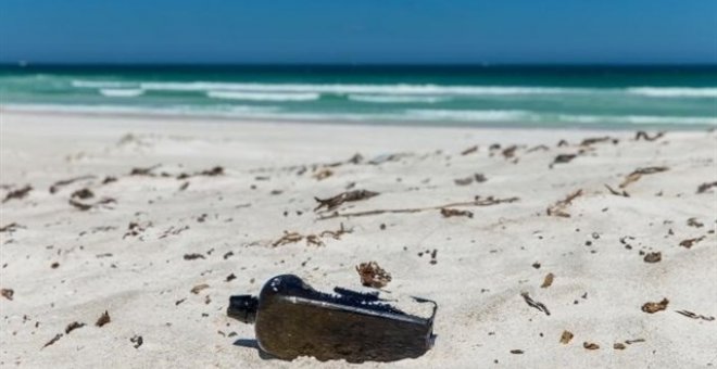 La botella ha sido encontrada en una playa australiana. WESTERN AUSTRALIAN MUSEUM