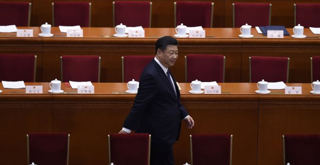 Xi Jinping hace acto de presencia en la Asamblea Nacional Popular de China.- AFP