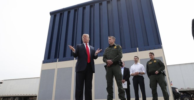 Trump viaja a California para supervisar los prototipos de muro. REUTERS/Kevin Lamarque