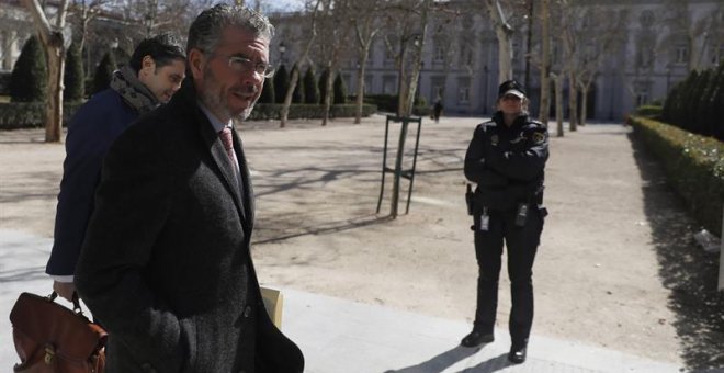 Francisco Granados a su llegada a la Audiencia Nacional. EFE/Javier Lizón