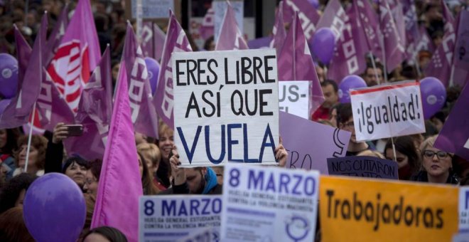 Movilizaciones en Madrid con motivo del 8 de Marzo de 2018 / EFE