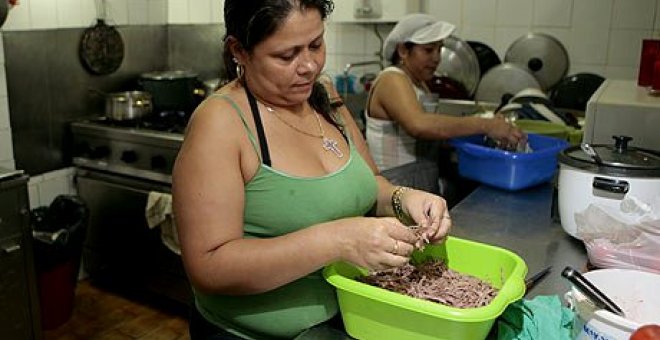 Trabajadoras colombianas en Madrid - AGENCIA
