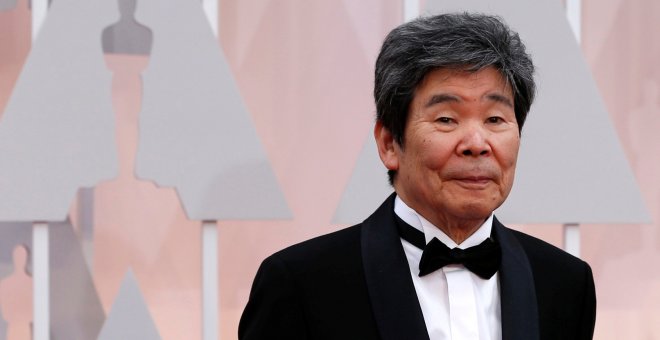 Isao Takahata, en los Oscar de 2015. REUTERS