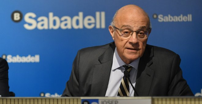 Josep Oliu, presidente de Banco Sabadell. E.P.