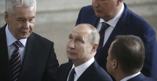 El presidente ruso, Vladimir Putin, el pasado jueves en Moscú. / REUTERS