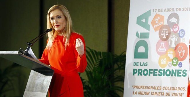 La presidenta madrileña, Cristina Cifuentes. - EFE