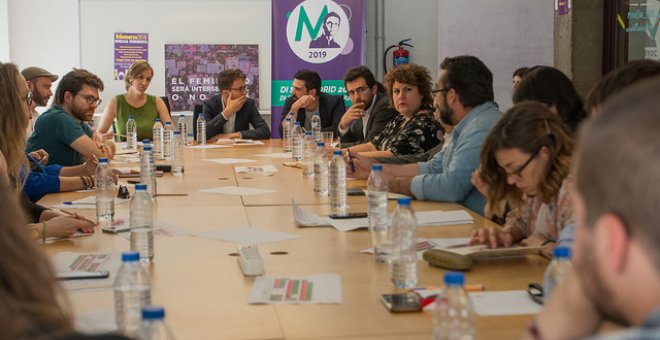 Primera reunión del equipo para la Comunidad de Madrid / Podemos - Mariano Neyra Rimer
