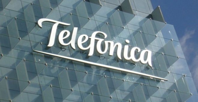 Sede de Telefónica, en Madrid. EFE