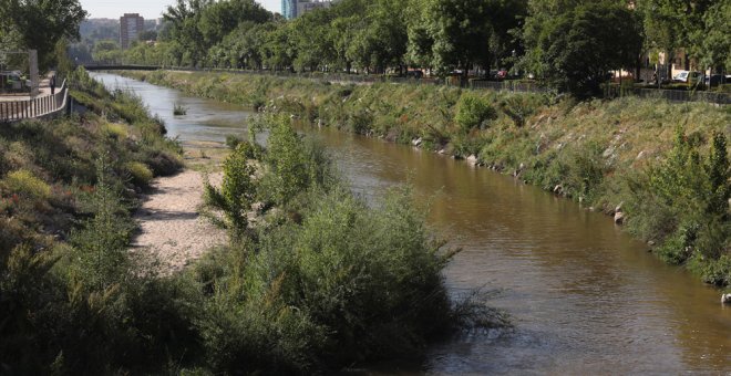 Parte del tramo del río Manzanares que ha sido regenerado. AYUNTAMIENTO DE MADRID