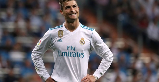 El delantero del Real Madrid, Cristiano Ronaldo, durante un partido de LaLiga. / Reuters