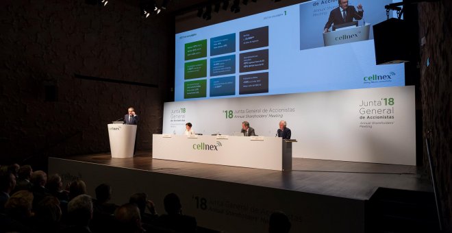 Intervención del presidente y consejero delegado de Cellnex, Tobías Martínez, en la junta de accionistas de la compañía.
