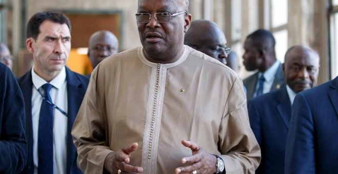 El presidente de Burkina Faso