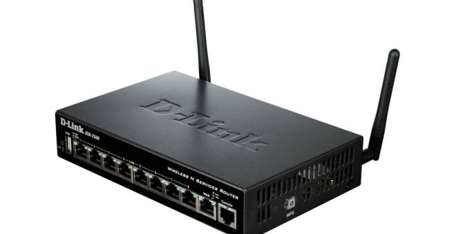 Imagen de un router D-Link DSR-250N