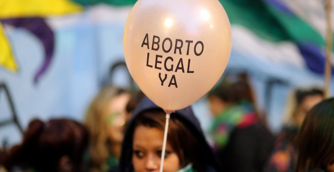 Protesta contra la violencia a las mujeres en Buenos Aires. / Reuters