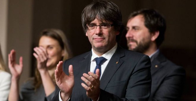 Carles Puigdemont en Bruselas. EFE/Archivo