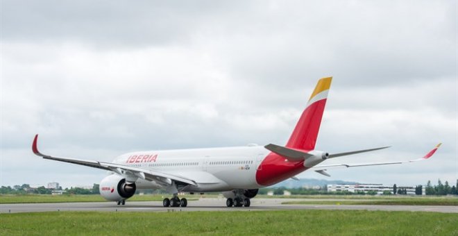 El modelo A350-900 Iberia. EUROPA PRESS