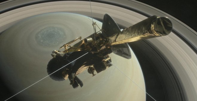 Saturno fotografiado por la sonda Cassini. NASA/RUTERS