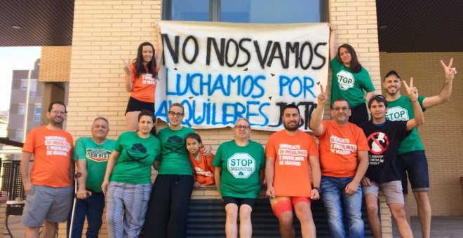 Vecinos afectados por las subidas de alquileres de la SOCIMI Vivenio.- PAH