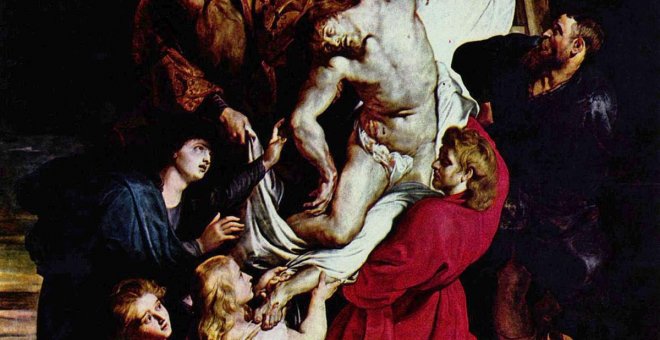 'Descendimiento de la cruz', de Rubens, una de las obras censuradas por Facebook.