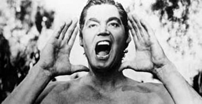 Johnny Weissmüller, protagonista de 'Tarzán de los monos', cuyo autor no logró registrar su grito.