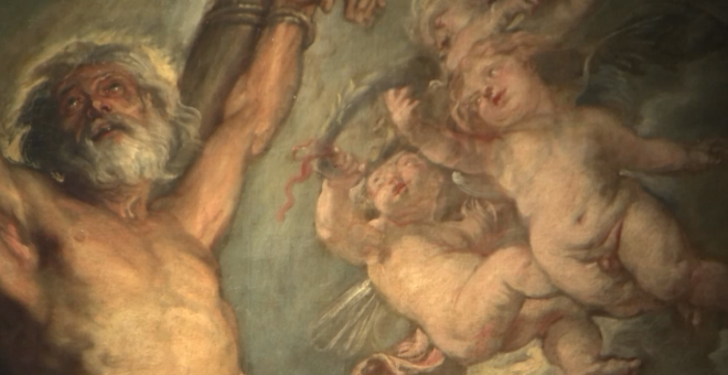 El 'Descendimiento de la cruz' de Rubens, uno de los cuadros tachados de 'indecentes' por Facebook. | ARCHIVO