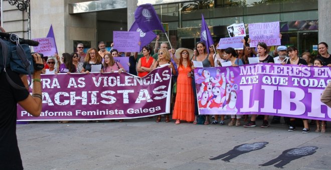 21/08/2018 Manifestación en A Coruña contra la contra la violencia machista. JUAN OLIVER