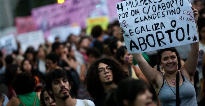 Manifestación a favor de la legalización del aborto en Brasil - EFE