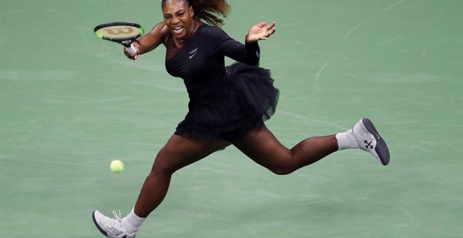 Serena Williams, con tutú, tras el veto a su traje posparto. / EFE