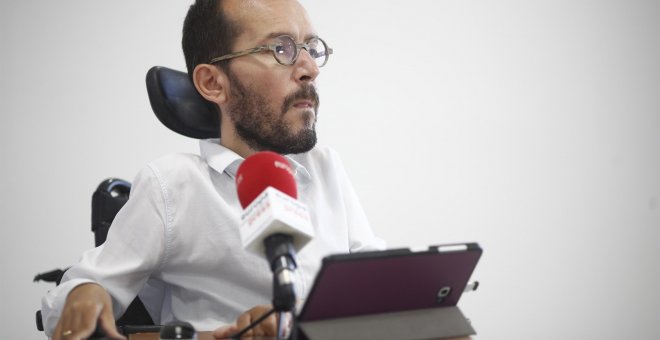 El secretario de Organización de Podemos, Pablo Echenique. EUROPA PRESS/Eduardo Parra