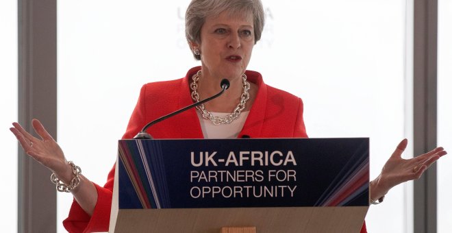 La primera ministra británica, Theresa May. EFE/Nic Bothnma
