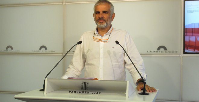 El portavoz de Cs en el Parlament, Carlos Carrizosa. / EP