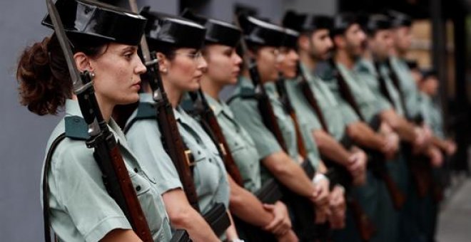 Actos conmemorativos por el 30 aniversario del ingreso de la mujer en la Guardia Civil. EFE