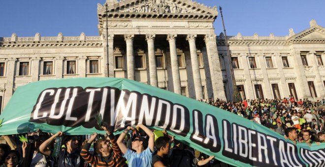 Manifestación en Madrid por la legalización de la marihuana / Imagen de archivo - EFE