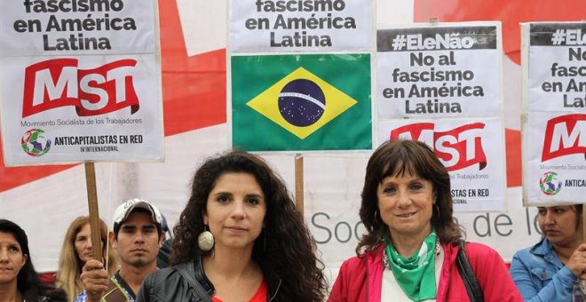 mujeres protesta Bolsonaro Brasil