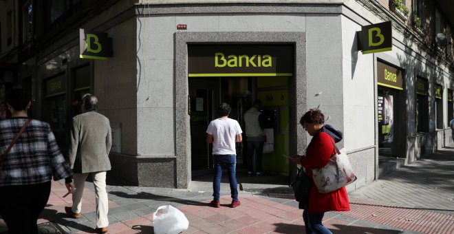 Una sucursal de Bankia en el centro de Madrid. REUTERS/Susana Vera