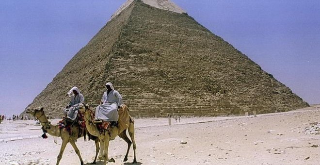 La pirámide de Kefrén, en Egipto. REUTERS
