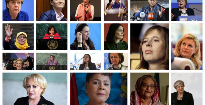 Sólo 20 países están gobernados por mujeres en 2018