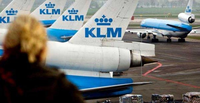 Aviones de KLM en un aeropuerto europeo. (ARCHIVO | EFE)