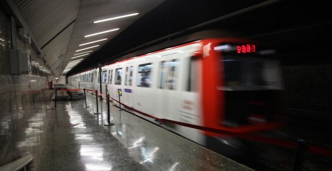 Foto de archivo del metro de Barcelona. / EFE