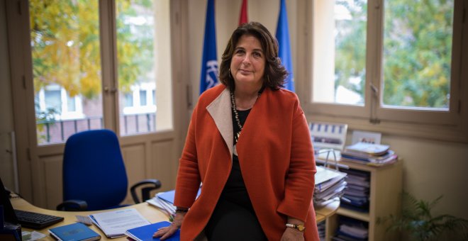 María Jesús Herrera, directora de misión de la Organización Internacional para Migraciones en España.-JAIRO VARGAS