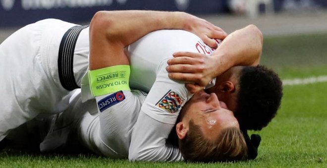 Harry Kane celebra su decisivo gol ante Croacia. (CARL RECINE | REUTERS)