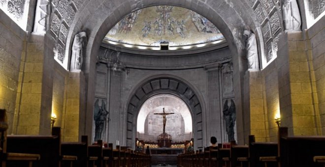 Interior del Valle de los Caídos en una imagen de archivo  |  AFP