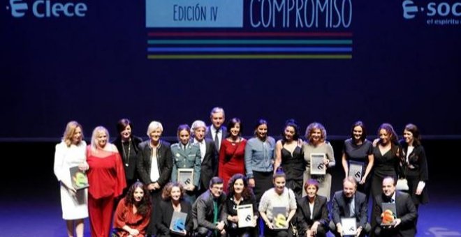Galardonados con los Premios Compromiso de Clece Social en su IV edición / EFE