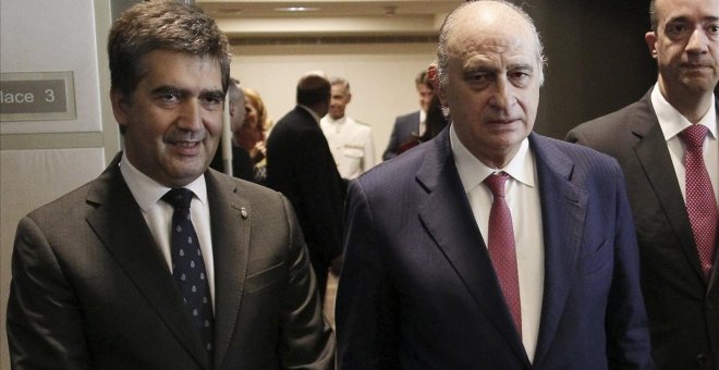Jorge Fernández Díaz y Ignacio Cosidó en una imagen de archivo | EFE