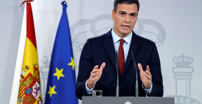 El presidente del Gobierno, Pedro Sánchez,. EFE/SErgio Barrenechea