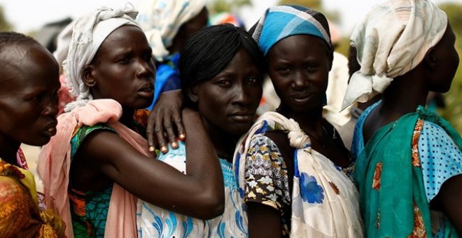 Un grupo de mujeres de Sudán del Sur.- REUTERS