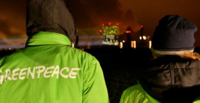 Imagen de archivo de activistas de Greenpeace /EFE