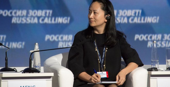 Meng Wanzhou, directora financiera de Huawei. - REUTERS