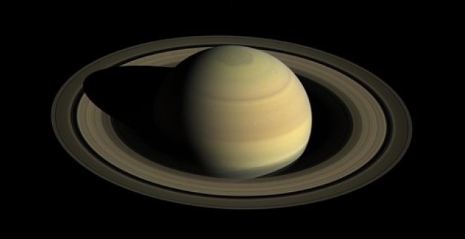 Representación de Saturno realizada por la NASA.